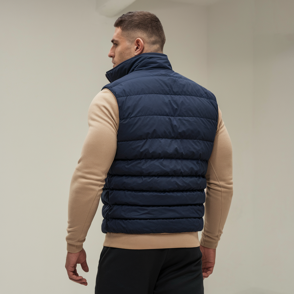 Pure Milano - Body Warmer Navy Blue